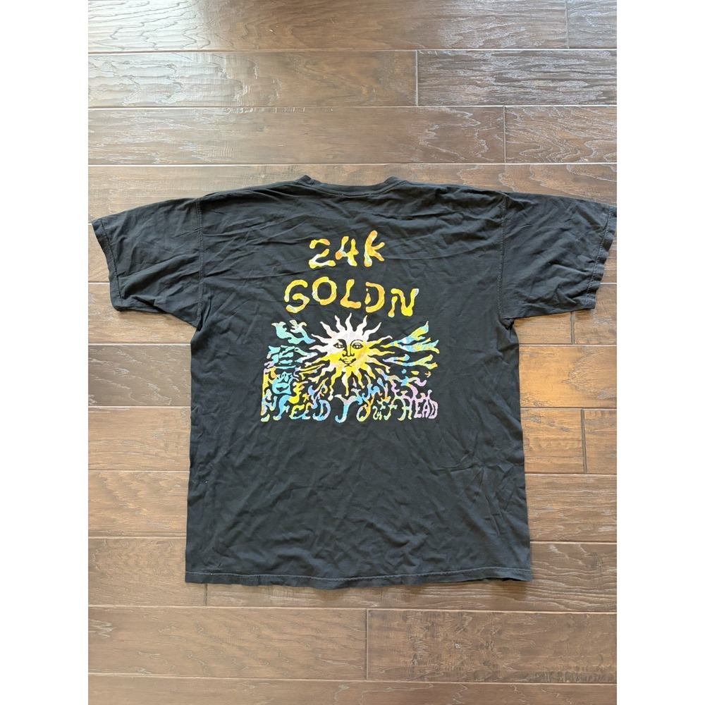 24kGoldn Feed Your Head Graphic T-Shirt Mens XXL Black El Dorado Concert Merch
